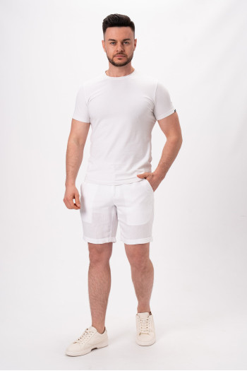 Шорти льон K.O.R 902 Білий (WHITE)
