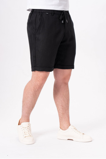 Шорти льон K.O.R 902 Чорний (BLACK)