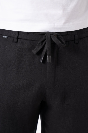 Шорти льон K.O.R 902 Чорний (BLACK)