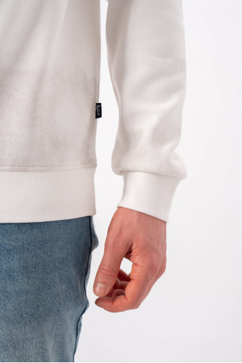 Світшот принт K.O.R 86029 Білий (WHITE)