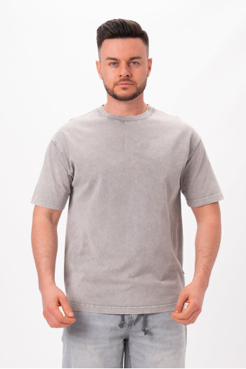 Футболка однотонна K.O.R АРТ.579-1 Сірий (GREY)