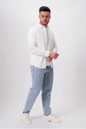 Сорочка однотонна K.O.R 7633 Білий