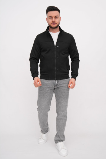 Бомбер K.O.R 7587-1 Чорний (BLACK)
