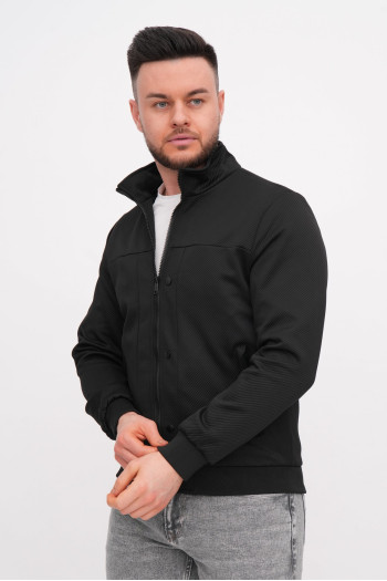 Бомбер K.O.R 7587-1 Чорний (BLACK)
