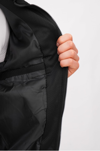 Бомбер K.O.R 7587-1 Чорний (BLACK)