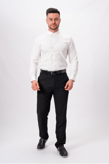 Сорочка однотонна K.O.R 4107 Білий (White)