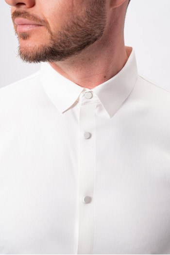 Сорочка однотонна K.O.R 4107 Білий (White)