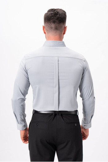 Сорочка однотонна K.O.R 4106 Світло-сірий (Grey)