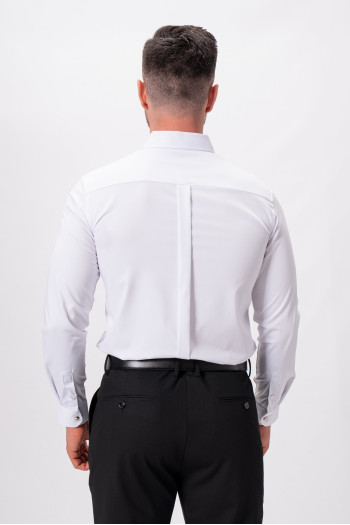 Сорочка однотонна K.O.R 4106 Білий (White)