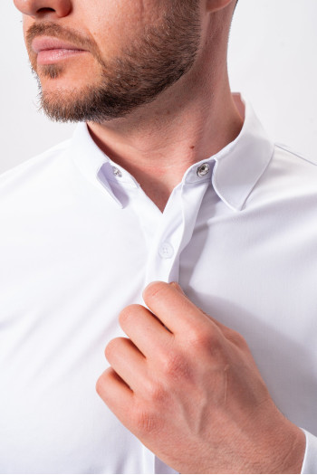 Сорочка однотонна K.O.R 4106 Білий (White)