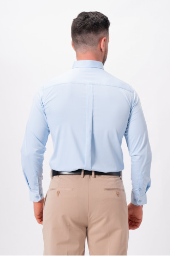 Сорочка однотонна K.O.R 4110 Блакитний (Blue)