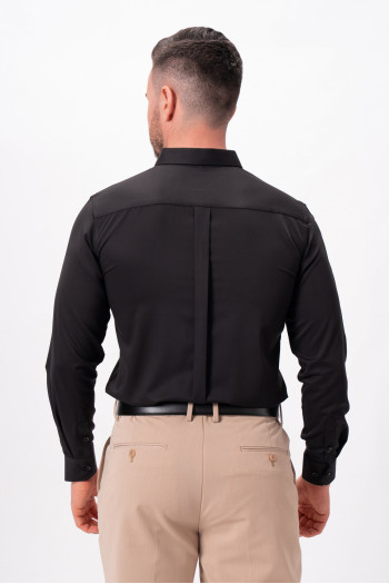 Сорочка однотонна K.O.R 4110 Чорний (Black)