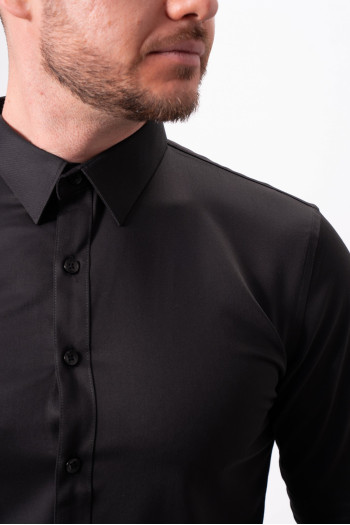 Сорочка однотонна K.O.R 4110 Чорний (Black)
