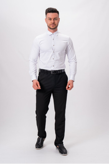 Сорочка однотонна K.O.R 4108 Білий (White)