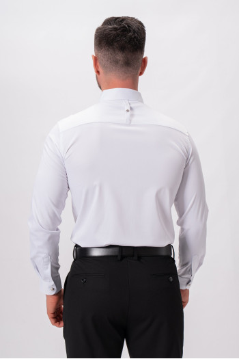 Сорочка однотонна K.O.R 4108 Білий (White)