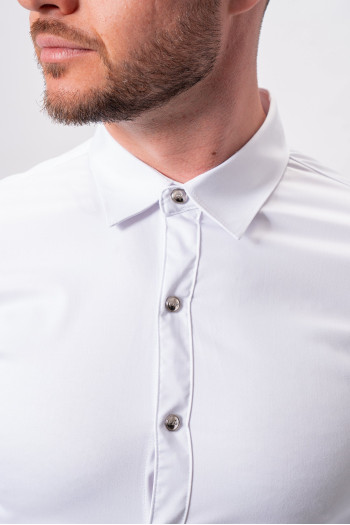 Сорочка однотонна K.O.R 4108 Білий (White)