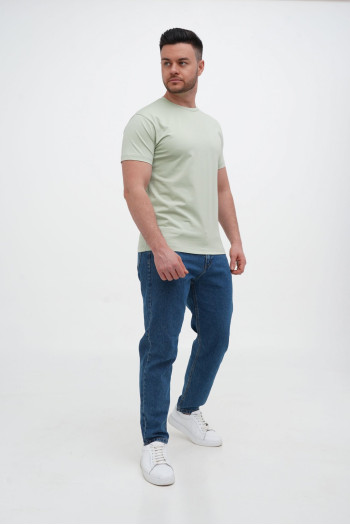 Футболка SLIM FIT K.O.R АРТ.616-2 Оливковий (L.GREEN, кол.68)
