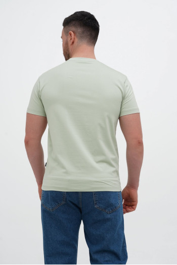 Футболка SLIM FIT K.O.R АРТ.616-2 Оливковий (L.GREEN, кол.68)
