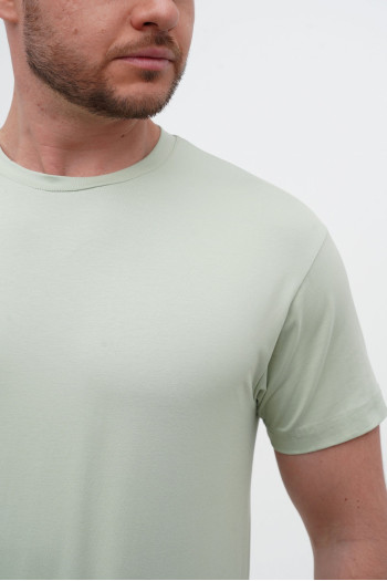 Футболка SLIM FIT K.O.R АРТ.616-2 Оливковий (L.GREEN, кол.68)
