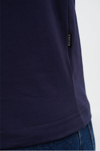 Футболка SLIM FIT K.O.R АРТ.616-2 Темно-синій (D.BLUE, кол.25)