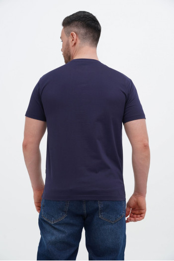 Футболка SLIM FIT K.O.R АРТ.616-2 Темно-синій (D.BLUE, кол.25)