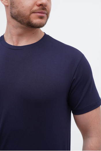 Футболка SLIM FIT K.O.R АРТ.616-2 Темно-синій (D.BLUE, кол.25)
