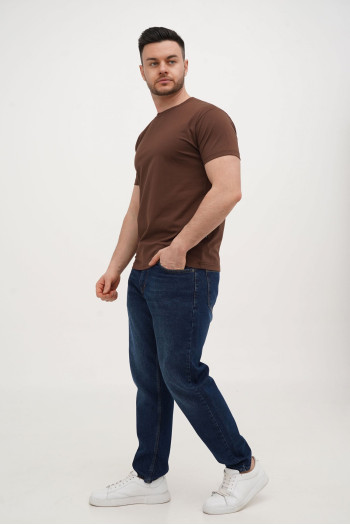 Футболка SLIM FIT K.O.R АРТ.616-2 Коричневий (COFFEE, кол.122)