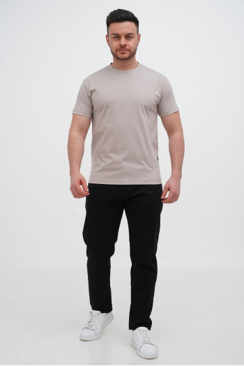 Футболка SLIM FIT K.O.R АРТ.616-2 Бежевий (GREY COFFEE, кол.130)