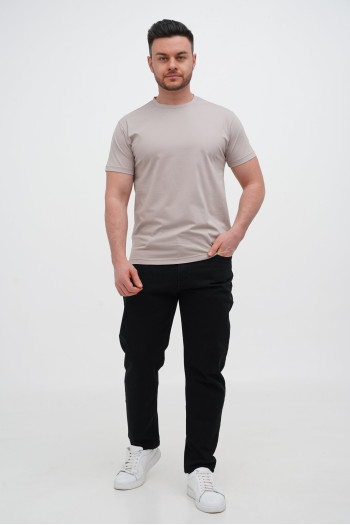 Футболка SLIM FIT K.O.R АРТ.616-2 Бежевий (GREY COFFEE, кол.130)