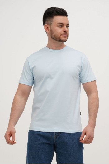 Футболка SLIM FIT K.O.R АРТ.616-2 Блакитний (L.BLUE, кол.107)