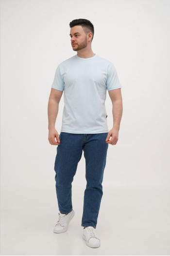Футболка SLIM FIT K.O.R АРТ.616-2 Блакитний (L.BLUE, кол.107)