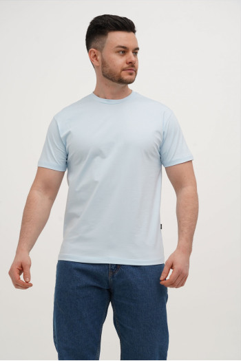 Футболка SLIM FIT K.O.R АРТ.616-2 Блакитний (L.BLUE, кол.107)