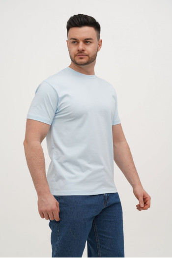 Футболка SLIM FIT K.O.R АРТ.616-2 Блакитний (L.BLUE, кол.107)