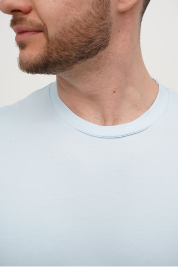 Футболка SLIM FIT K.O.R АРТ.616-2 Блакитний (L.BLUE, кол.107)