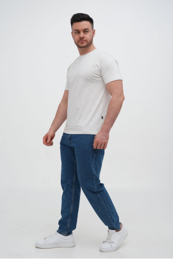 Футболка SLIM FIT K.O.R АРТ.616-2 Світло-сірий (L.FLOWER GREY, кол.75)