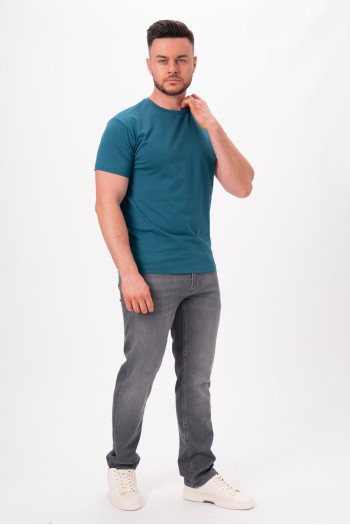 Футболка SLIM FIT K.O.R АРТ.616-2 Аквамарин (PEACOCK, кол.52)