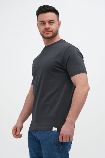 Футболка ОВЕРСАЙЗ K.O.R АРТ.001-2 Темно-сірий (D.GREY, кол.13)