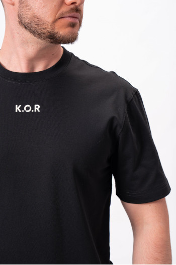 Футболка з принтом K.O.R 1105 Чорний