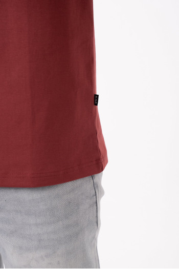 Футболка однотонна K.O.R 2009 Бордовий (RED)