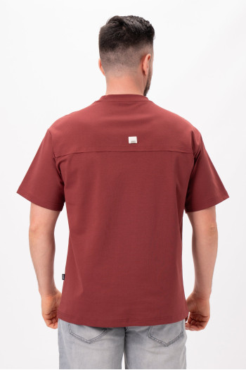 Футболка однотонна K.O.R 2009 Бордовий (RED)