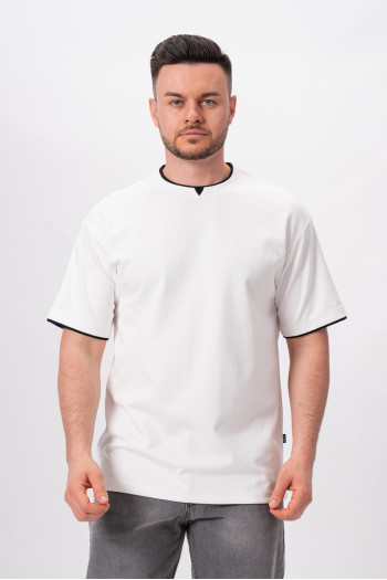 Футболка однотонна K.O.R АРТ.2301 Білий (WHITE)