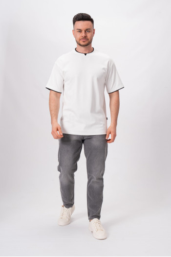 Футболка однотонна K.O.R АРТ.2301 Білий (WHITE)