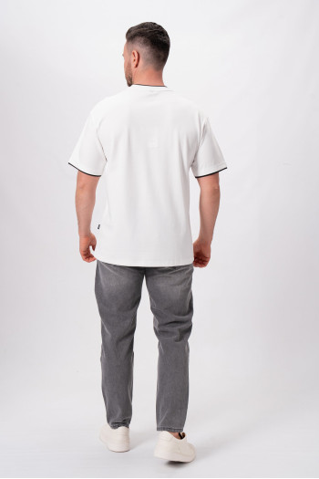 Футболка однотонна K.O.R АРТ.2301 Білий (WHITE)