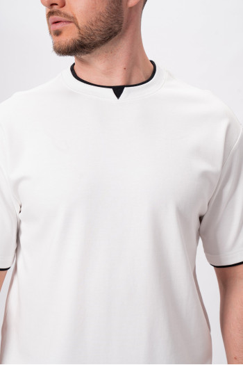 Футболка однотонна K.O.R АРТ.2301 Білий (WHITE)