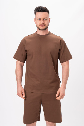 Комплект футболка + шорти K.O.R 9073 Коричневий (BROWN)