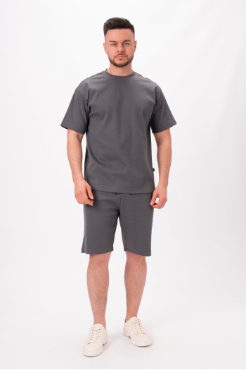Комплект футболка + шорти K.O.R 9073 Сірий (GREY)