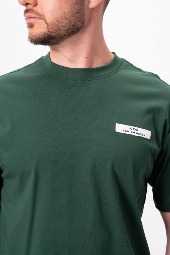 Футболка однотонна K.O.R 26165 Зелений (GREEN)