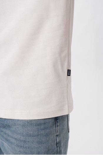 Футболка з принтом K.O.R 5063 Світло-сірий (LIGHT GREY)
