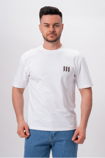 Футболка з принтом K.O.R 1108 Білий
