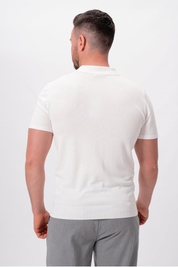 Футболка трикотажна поло K.O.R 35106 Білий (WHITE, кол.25)